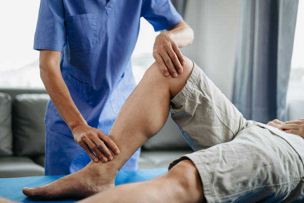 Physiotherapist using Colib EHR software