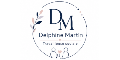 delphine martin, travailleuse sociale logo